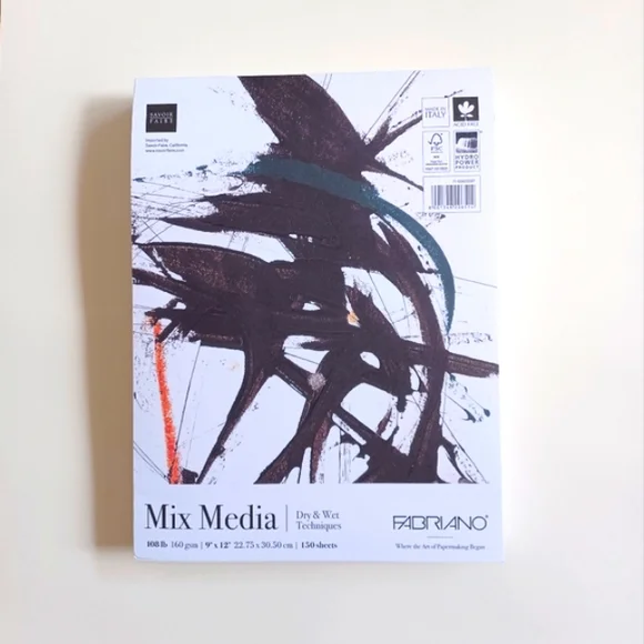 ORIGINAL ART Bold Flower Pot by Maria Rivera. 9x12" Black Ink Wall Art Painting - Picture 7 of 8